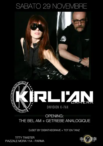 Kirlian Camera flyer