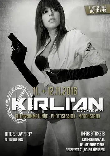Kirlian Camera flyer