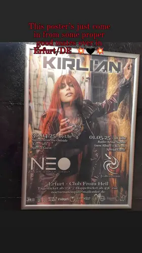 Kirlian Camera flyer