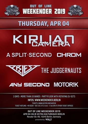 Kirlian Camera flyer
