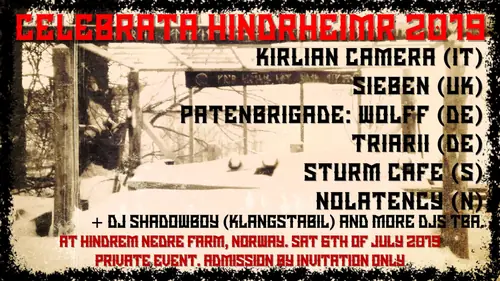 Kirlian Camera flyer