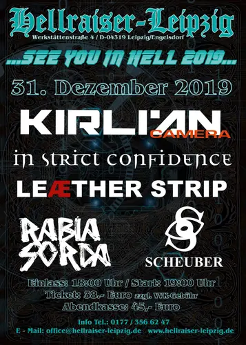 Kirlian Camera flyer