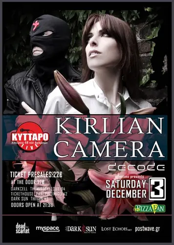 Kirlian Camera flyer