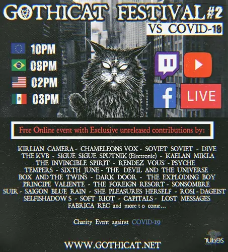 Kirlian Camera flyer