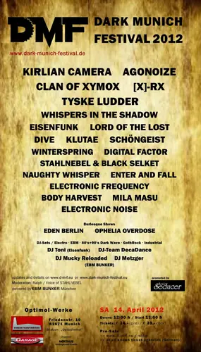 Kirlian Camera flyer