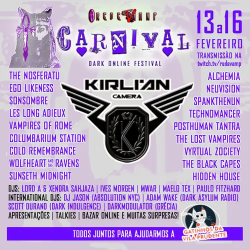 Kirlian Camera flyer