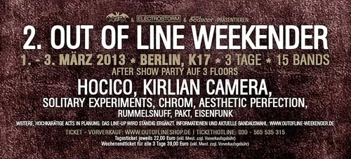 Kirlian Camera flyer