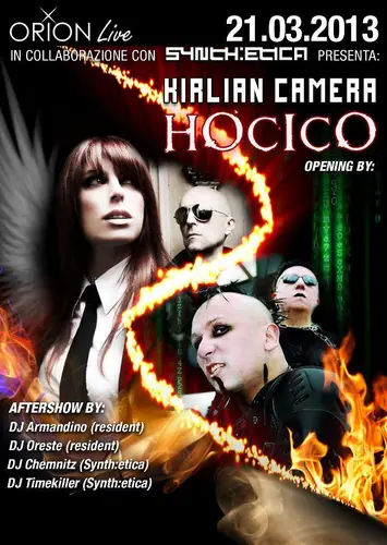 Kirlian Camera flyer
