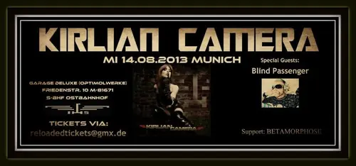 Kirlian Camera flyer