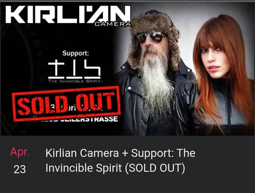 Kirlian Camera flyer