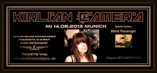 Kirlian Camera flyer