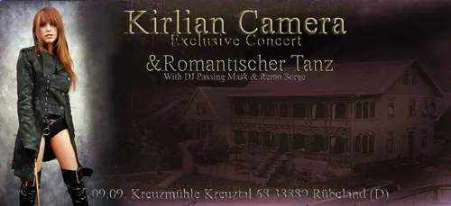 Kirlian Camera flyer