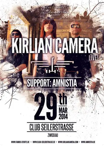 Kirlian Camera flyer
