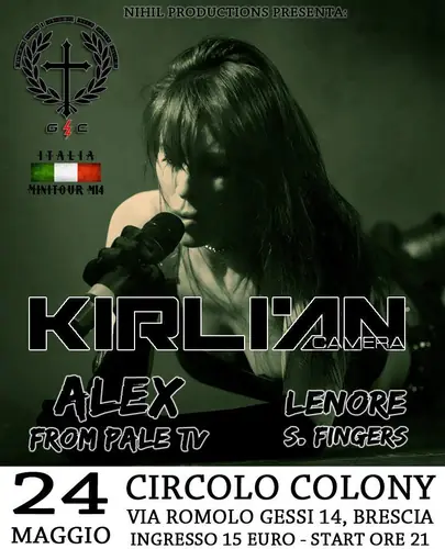 Kirlian Camera flyer