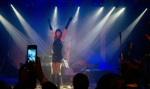 Kirlian Camera, Elena Alice Fossi & band, 2014