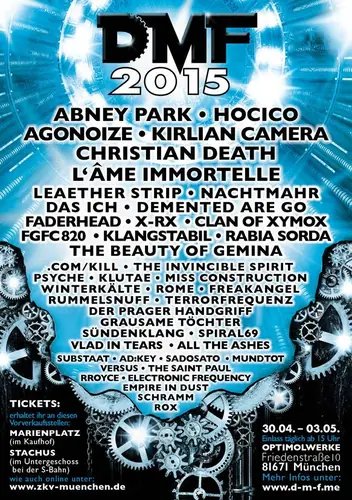 Kirlian Camera flyer
