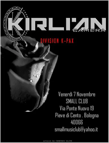 Kirlian Camera flyer
