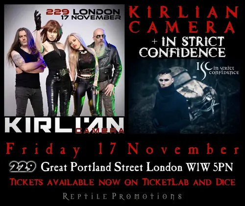 Kirlian Camera flyer