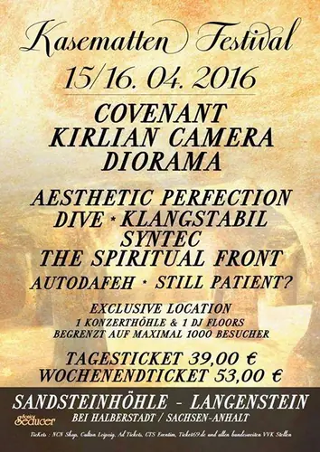 Kirlian Camera flyer