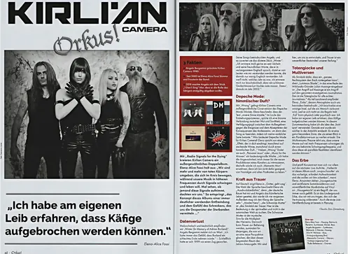 Kirlian Camera flyer
