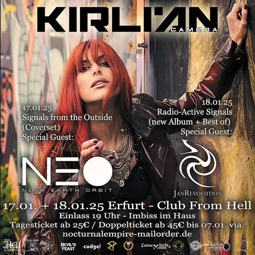 Kirlian Camera flyer